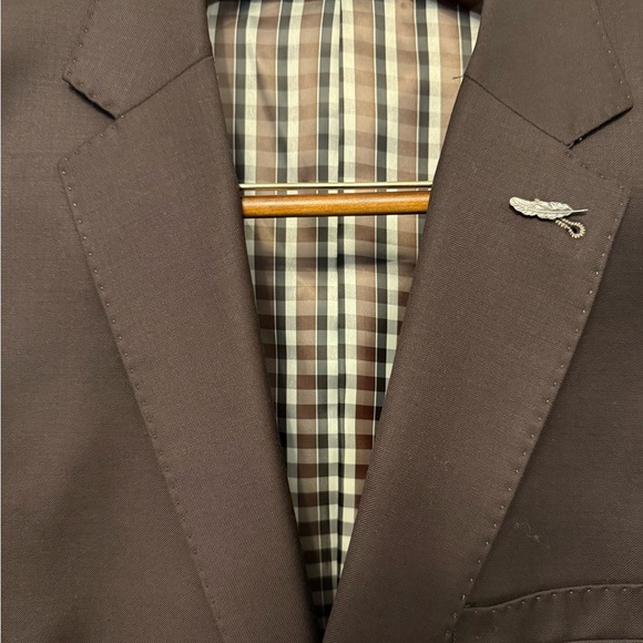 English Laundry Brown Sport Coat with Notch Lapel